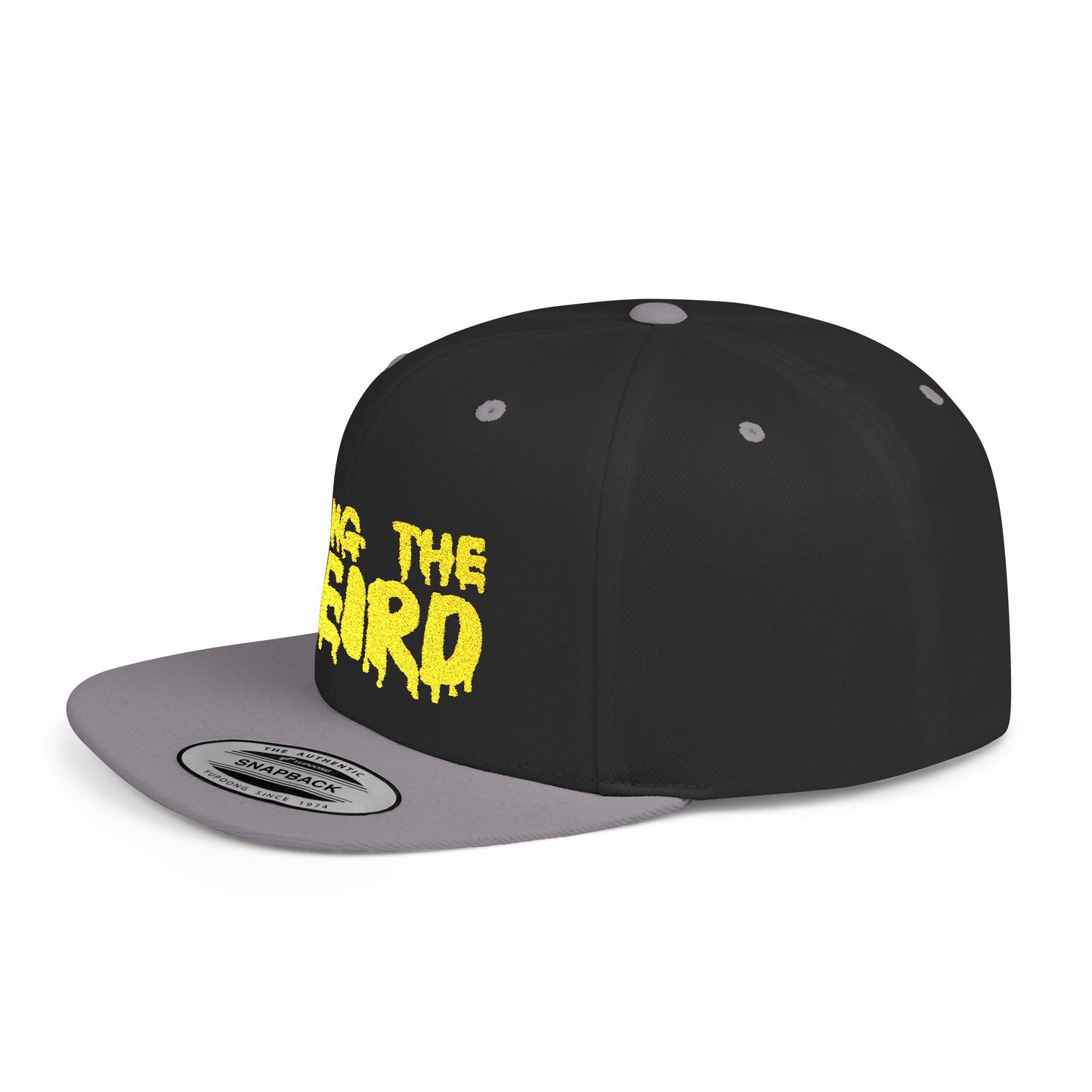 I BRING THE WEIRD Classic Flat Bill Trucker Cap - Yellow