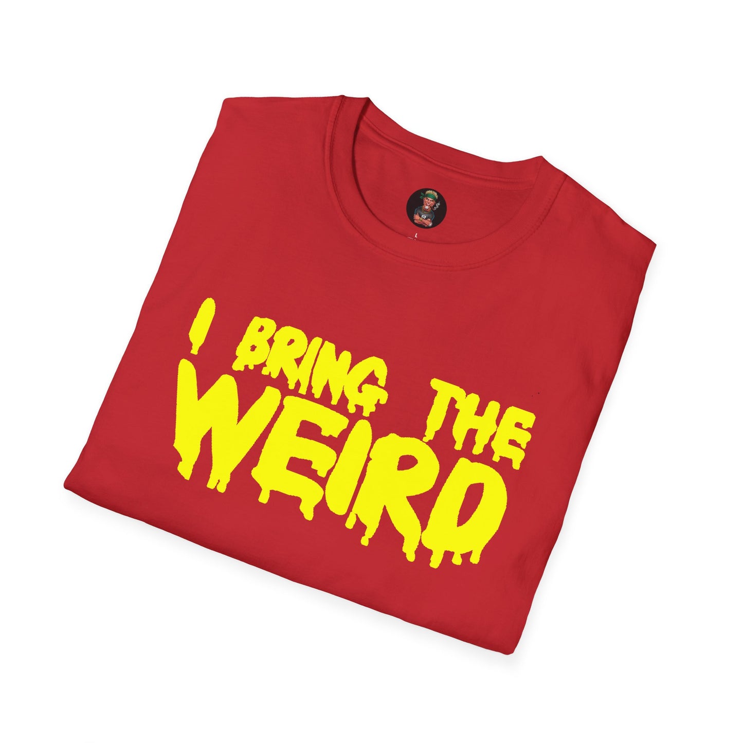 I BRING THE WEIRD T- Shirt - Red/Yellow