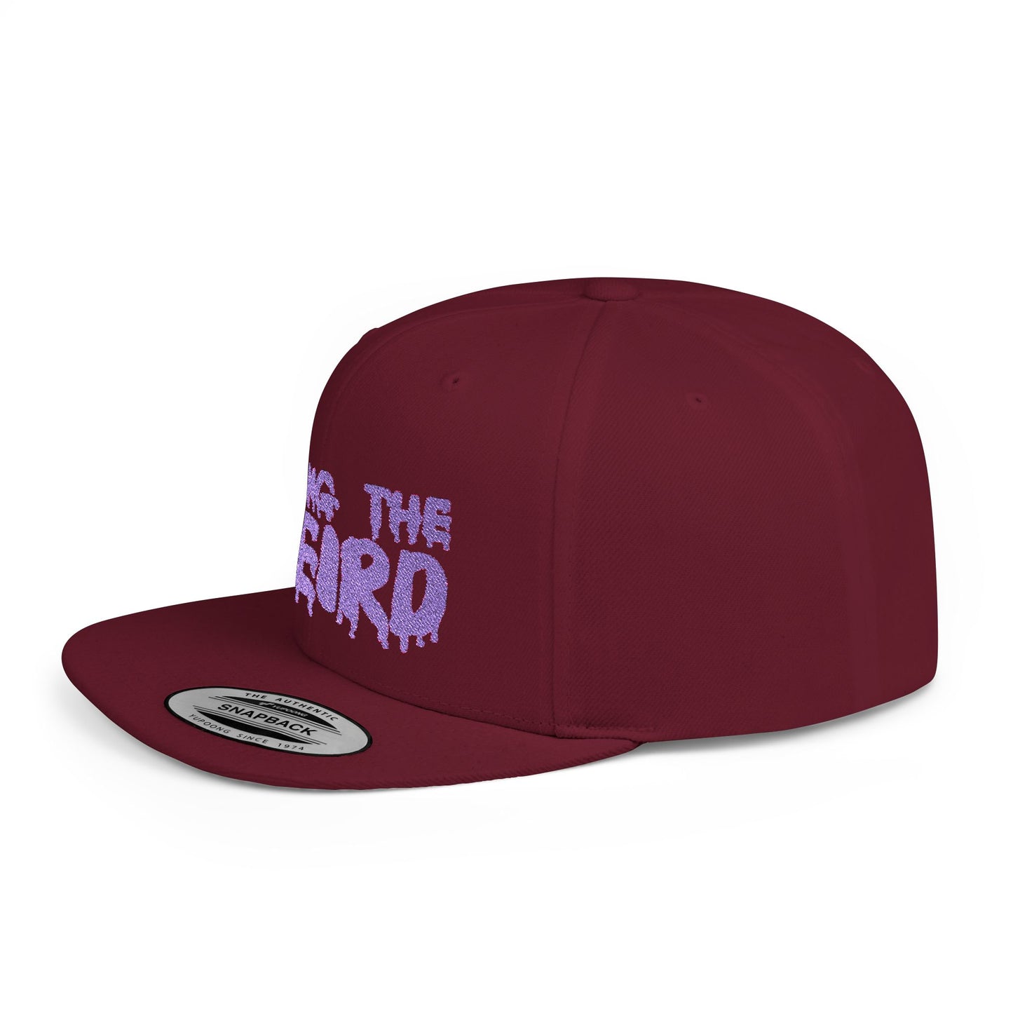 I BRING THE WEIRD Classic Flat Bill Trucker Cap - Purple