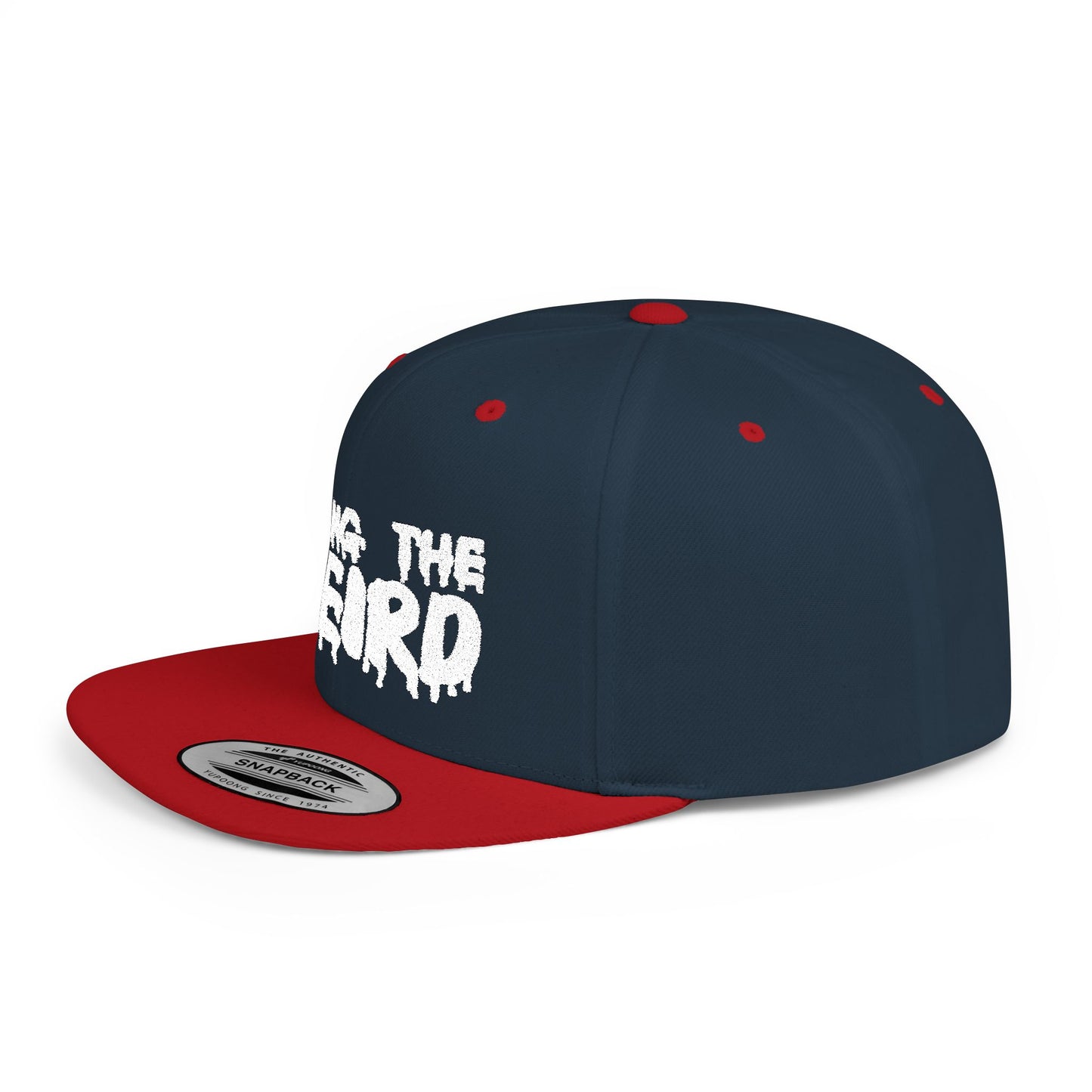 I BRING THE WEIRD Classic Flat Bill Trucker Cap - White