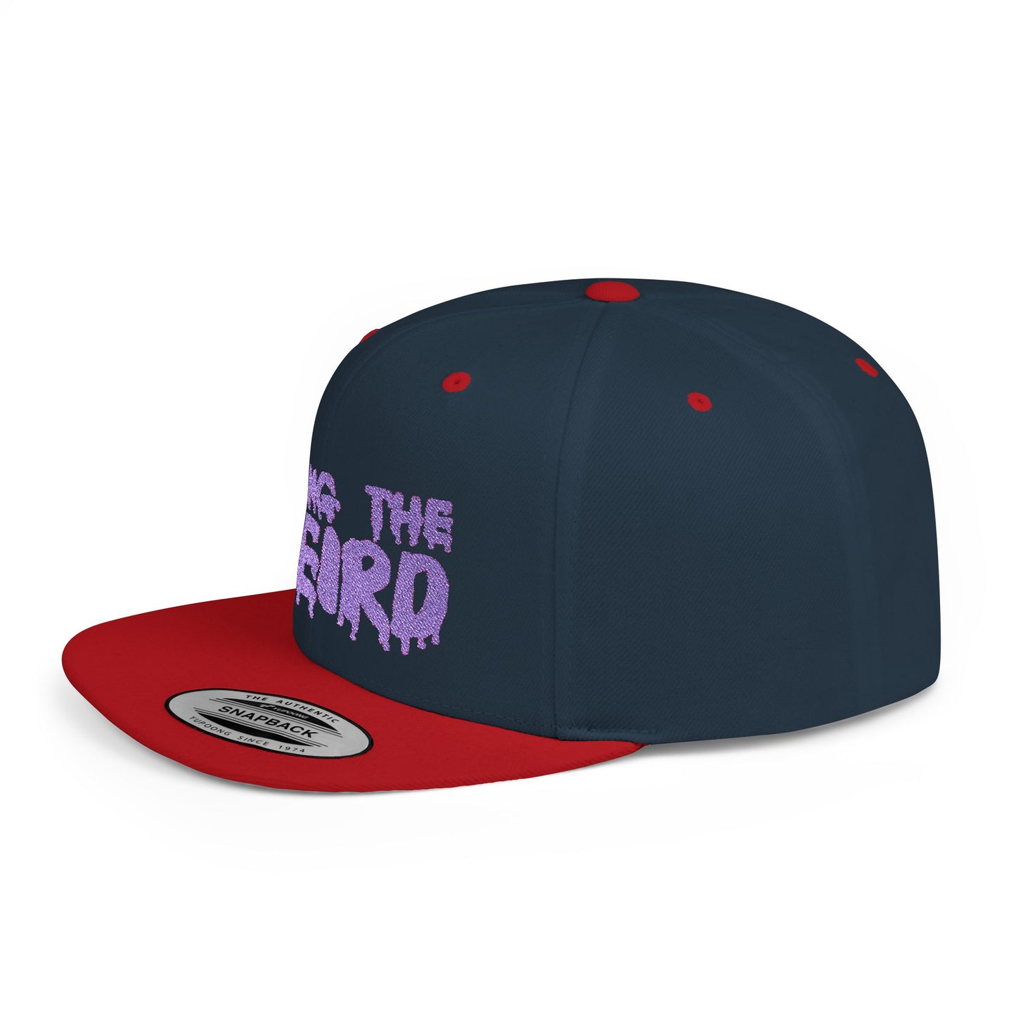 I BRING THE WEIRD Classic Flat Bill Trucker Cap - Purple