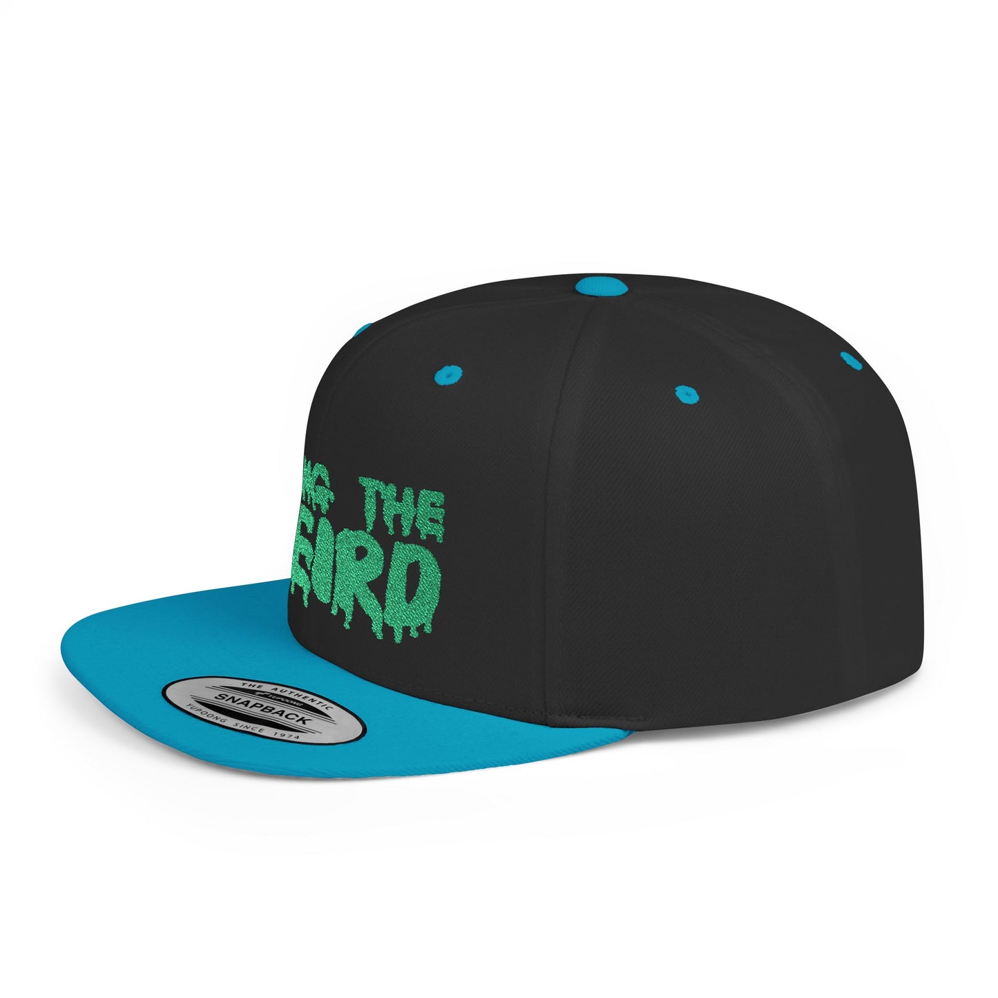 I BRING THE WEIRD Classic Flat Bill Trucker Cap - Green