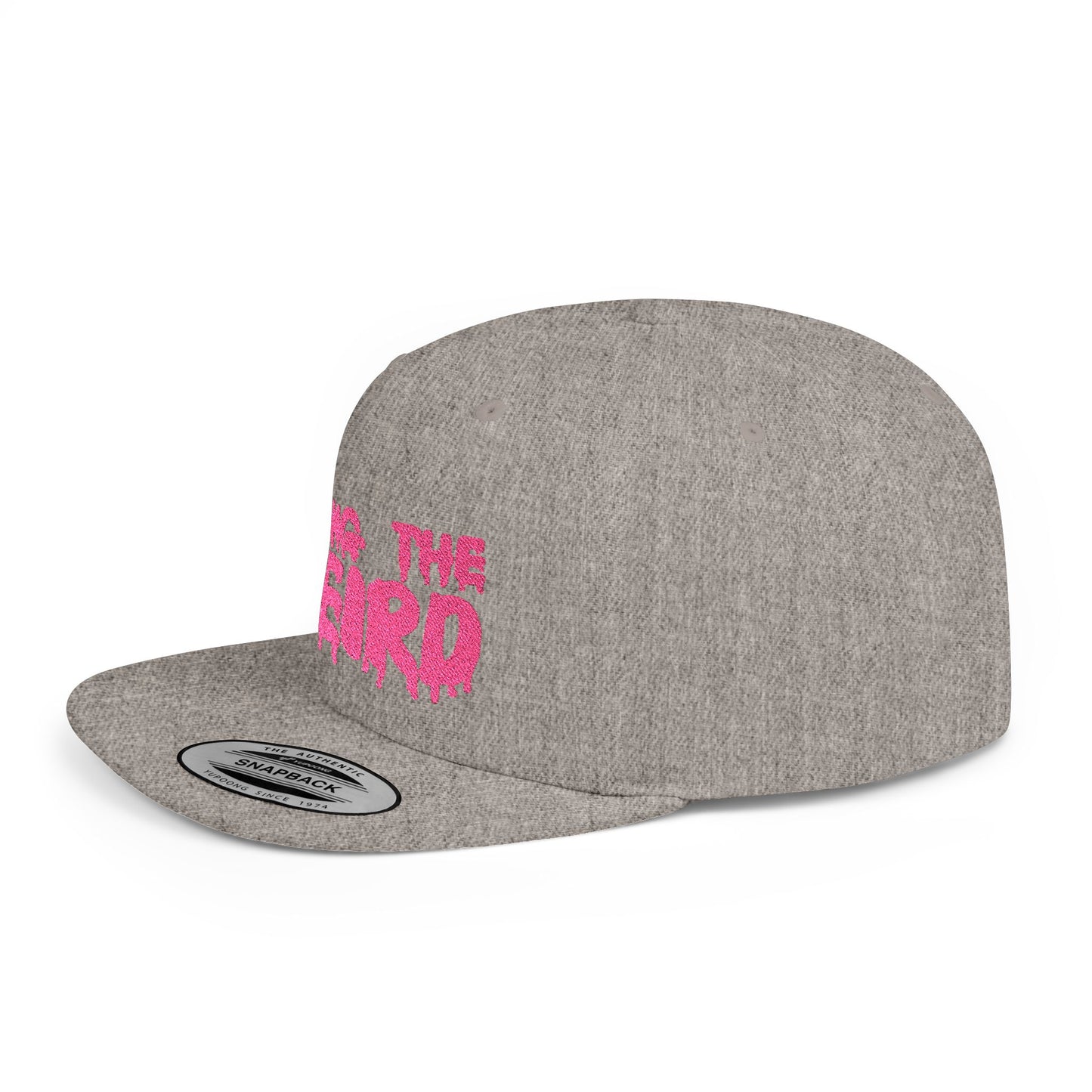 I BRING THE WEIRD Classic Flat Bill Trucker Cap - Pink