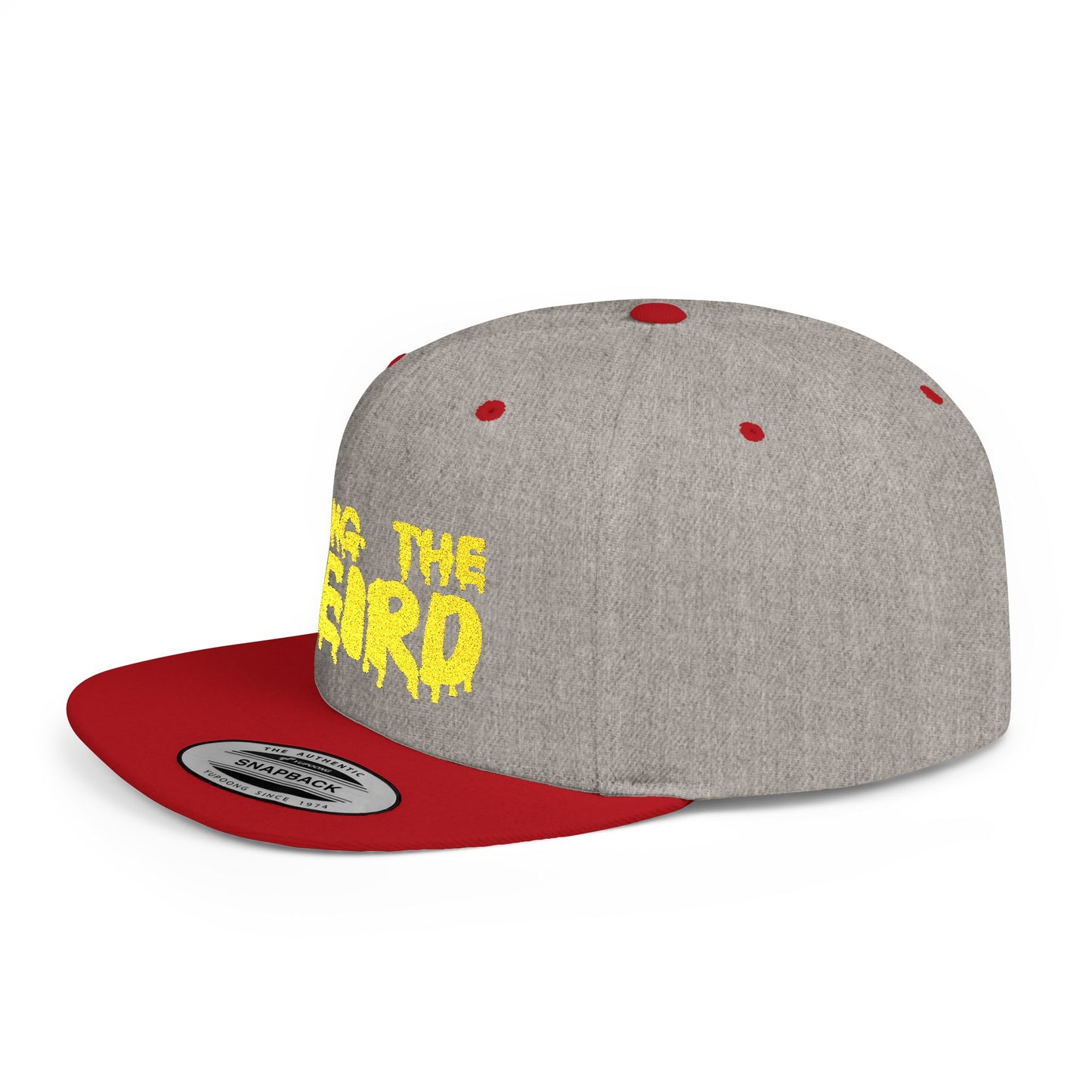 I BRING THE WEIRD Classic Flat Bill Trucker Cap - Yellow