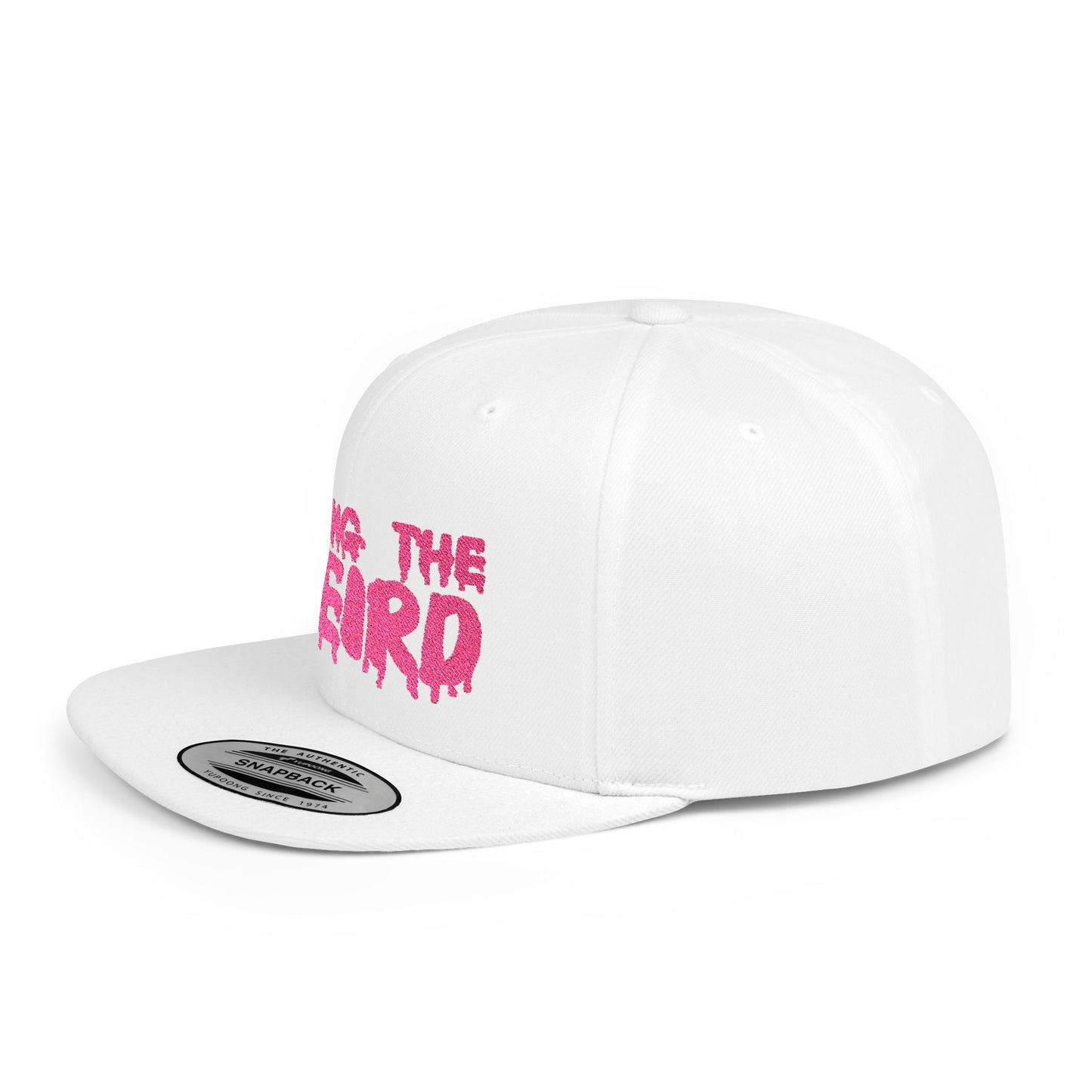 I BRING THE WEIRD Classic Flat Bill Trucker Cap - Pink
