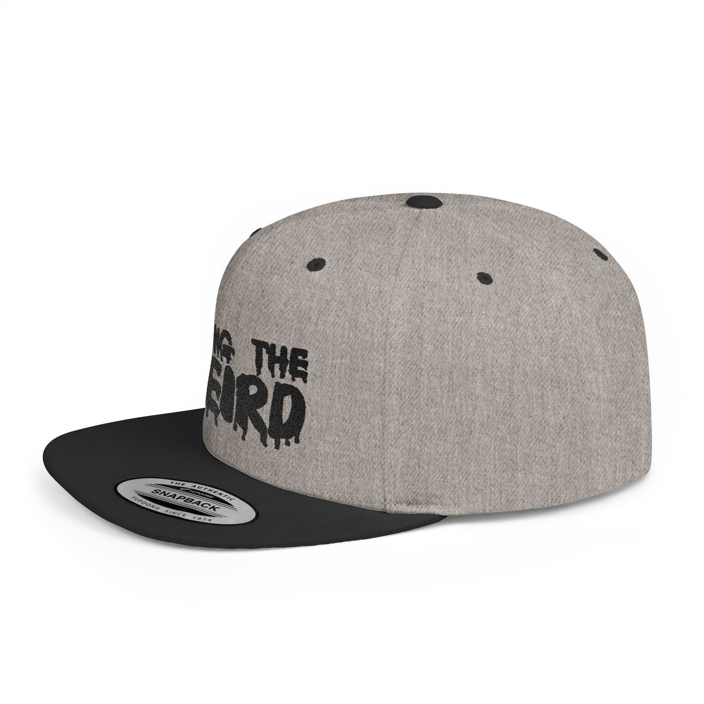 I BRING THE WEIRD Classic Flat Bill Trucker Cap - Black