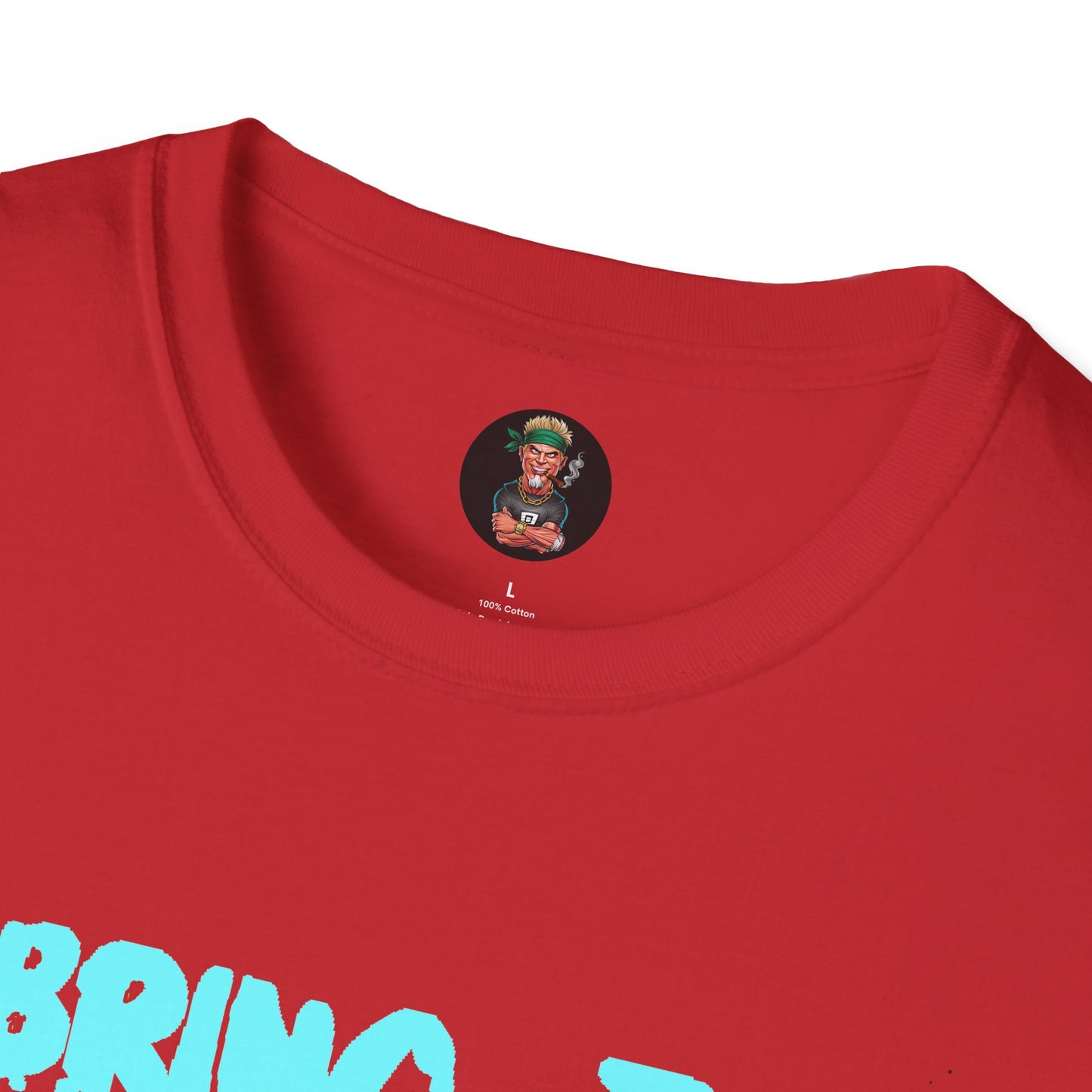 I BRING THE WEIRD T- Shirt - Red/Baby Blue