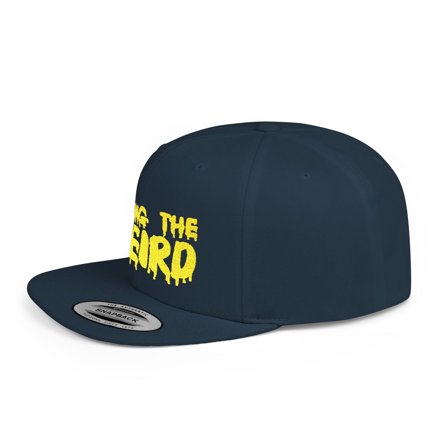 I BRING THE WEIRD Classic Flat Bill Trucker Cap - Yellow