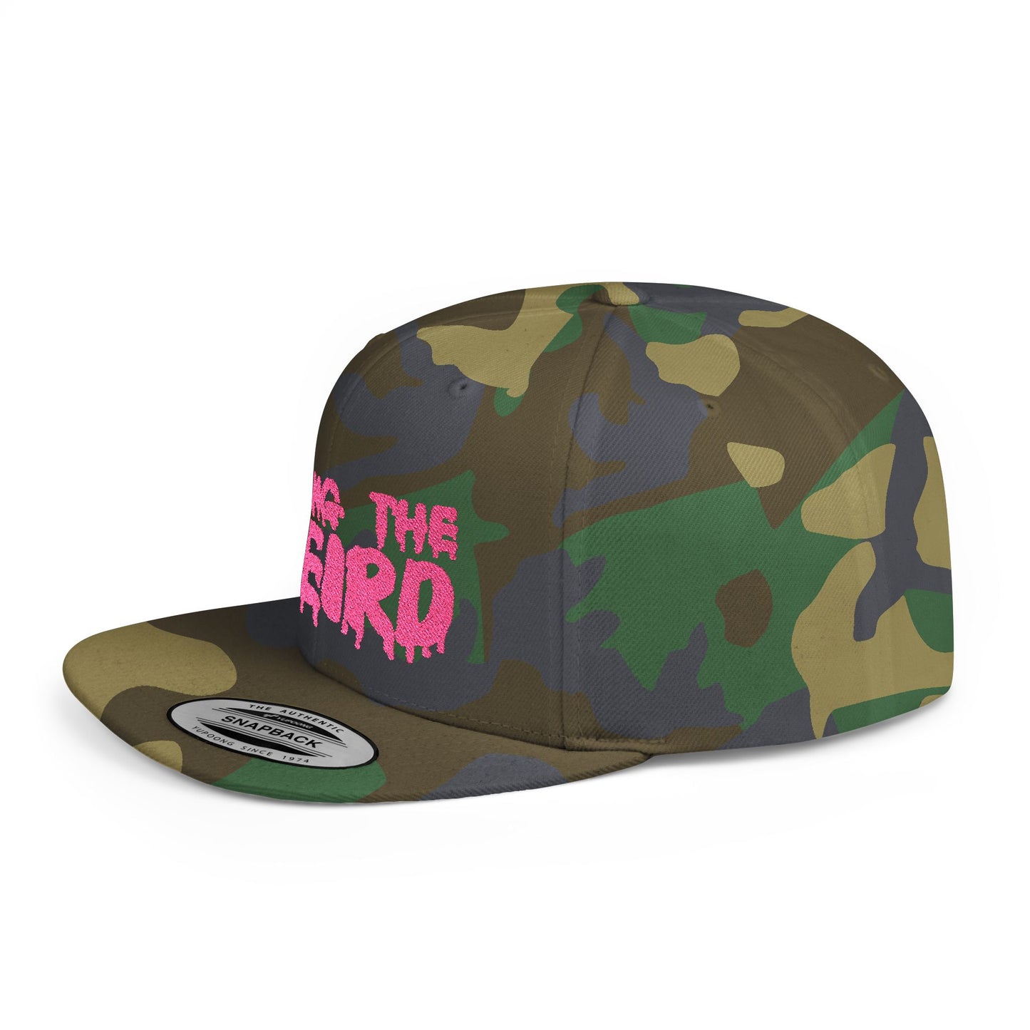 I BRING THE WEIRD Classic Flat Bill Trucker Cap - Pink