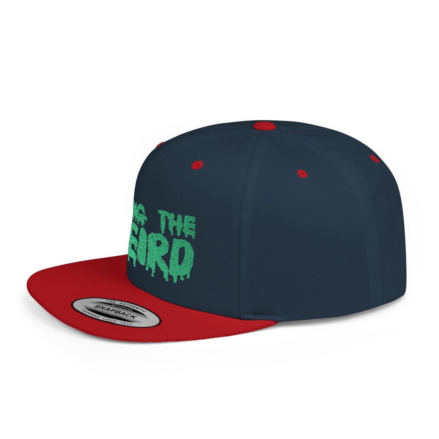 I BRING THE WEIRD Classic Flat Bill Trucker Cap - Green