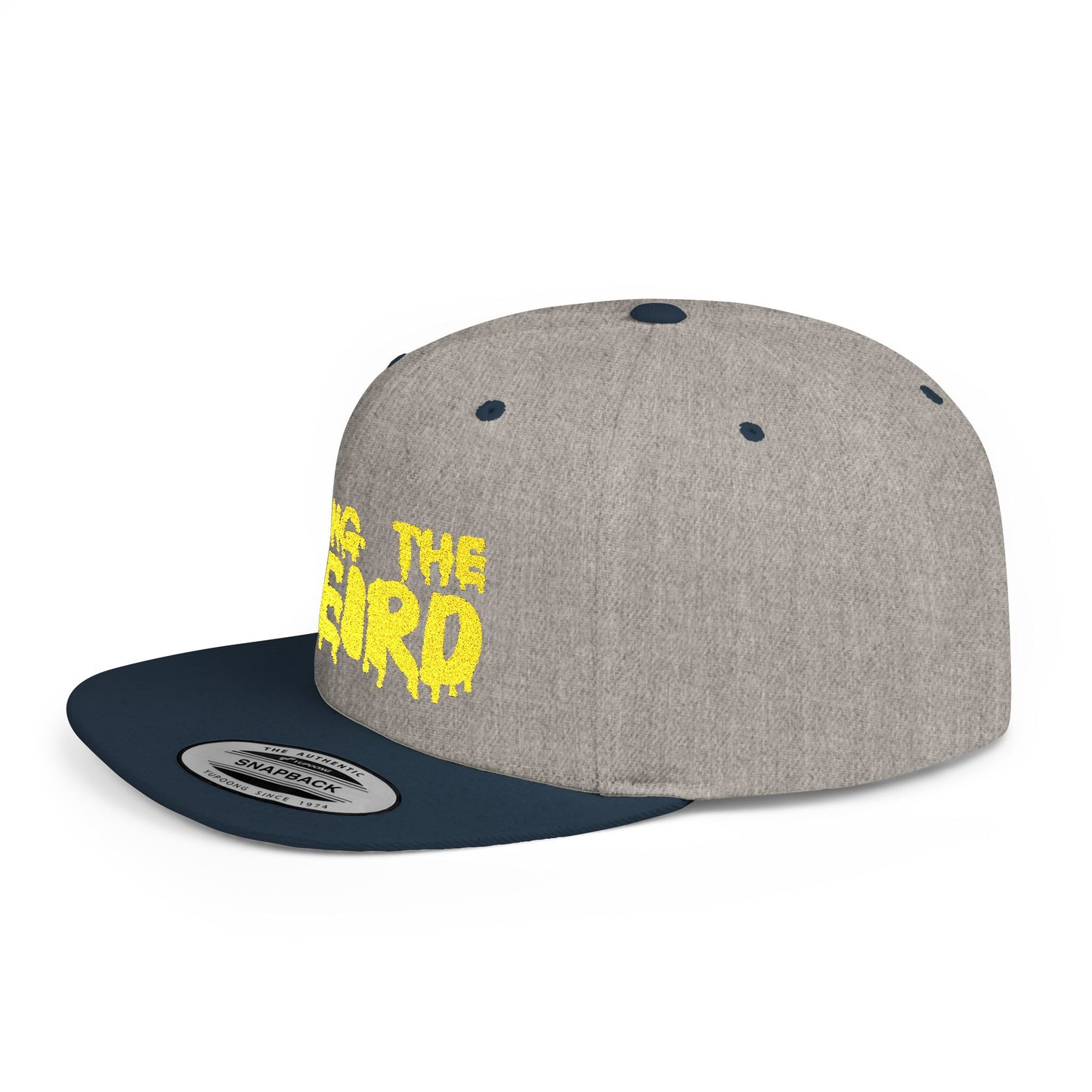 I BRING THE WEIRD Classic Flat Bill Trucker Cap - Yellow