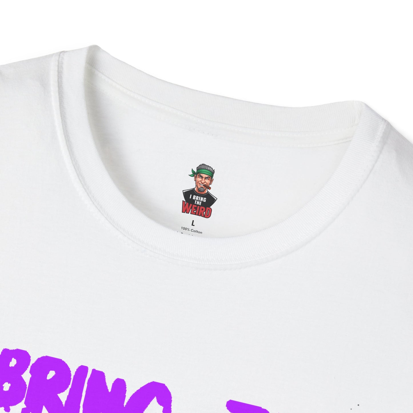 I BRING THE WEIRD T- Shirt - White/Purple
