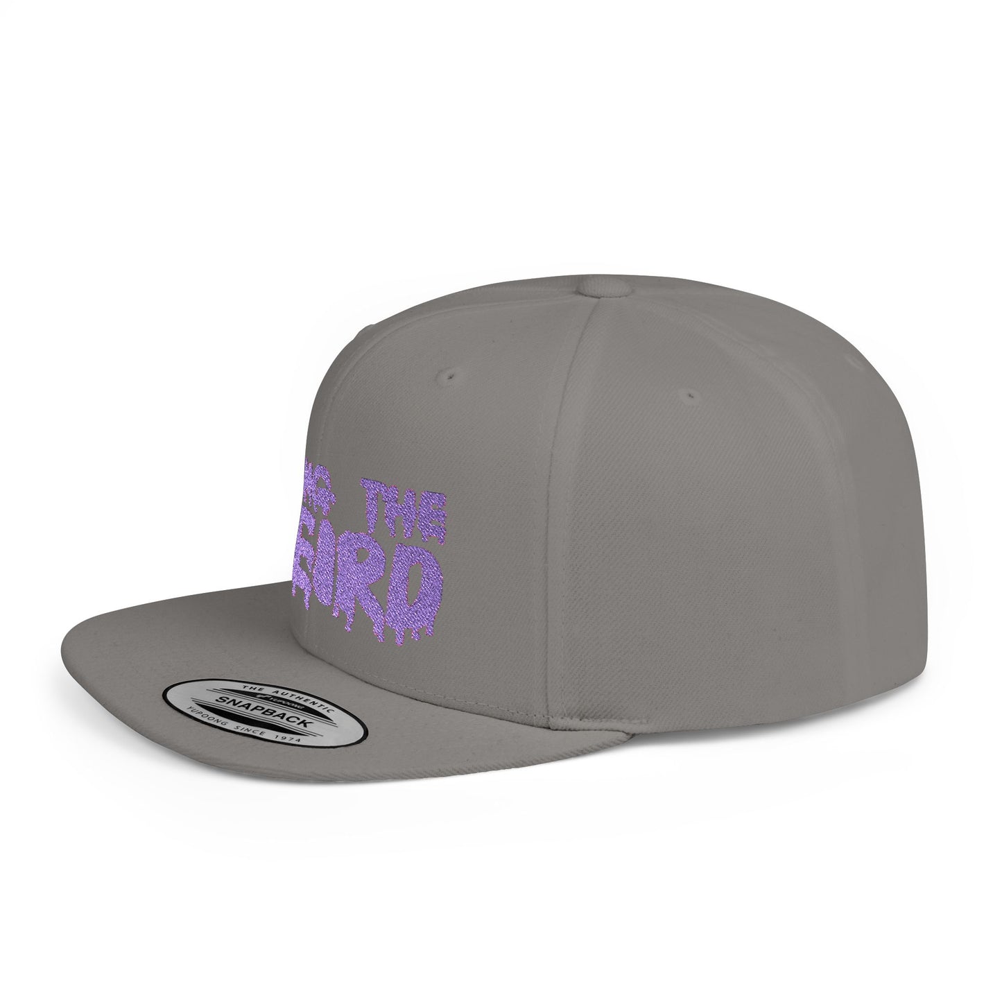 I BRING THE WEIRD Classic Flat Bill Trucker Cap - Purple