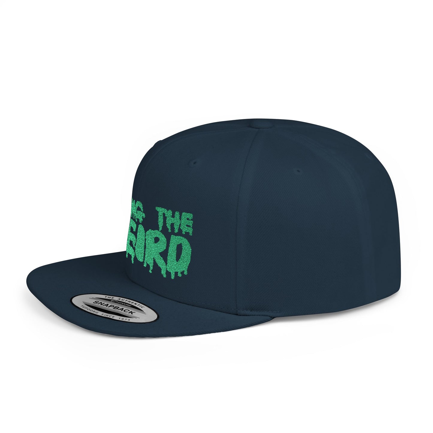 I BRING THE WEIRD Classic Flat Bill Trucker Cap - Green