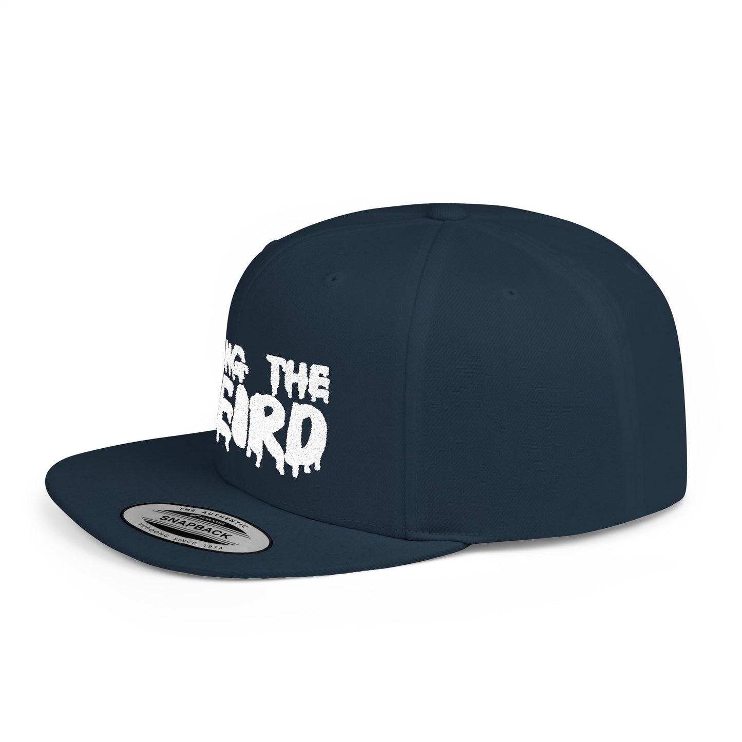 I BRING THE WEIRD Classic Flat Bill Trucker Cap - White