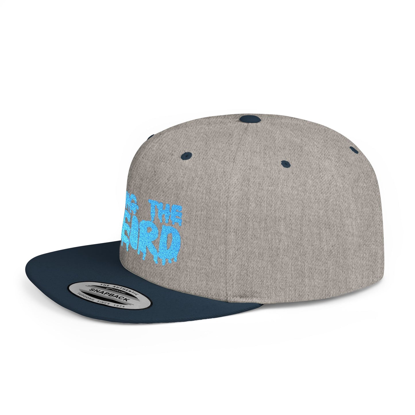 I BRING THE WEIRD Classic Flat Bill Trucker Cap - Teal