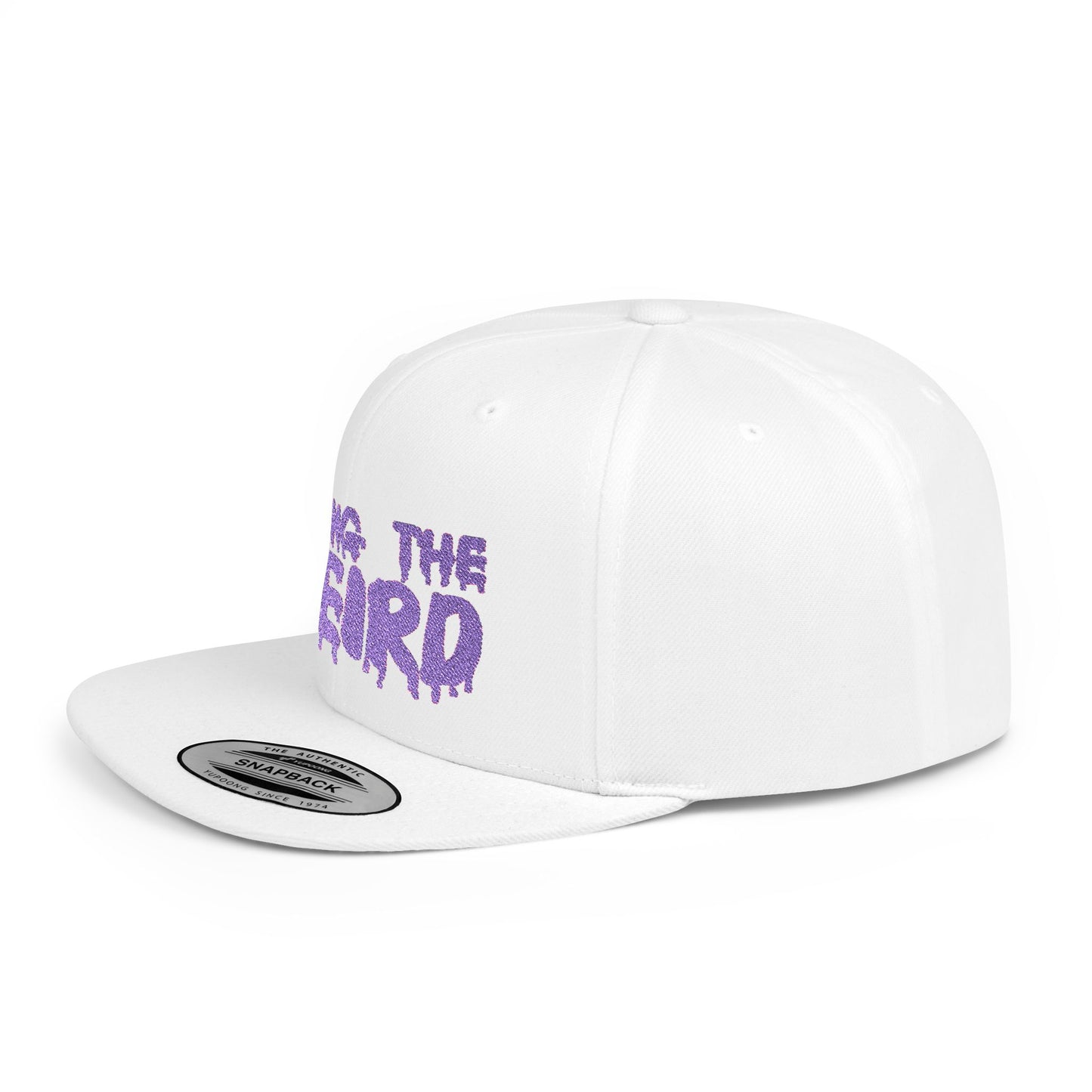 I BRING THE WEIRD Classic Flat Bill Trucker Cap - Purple