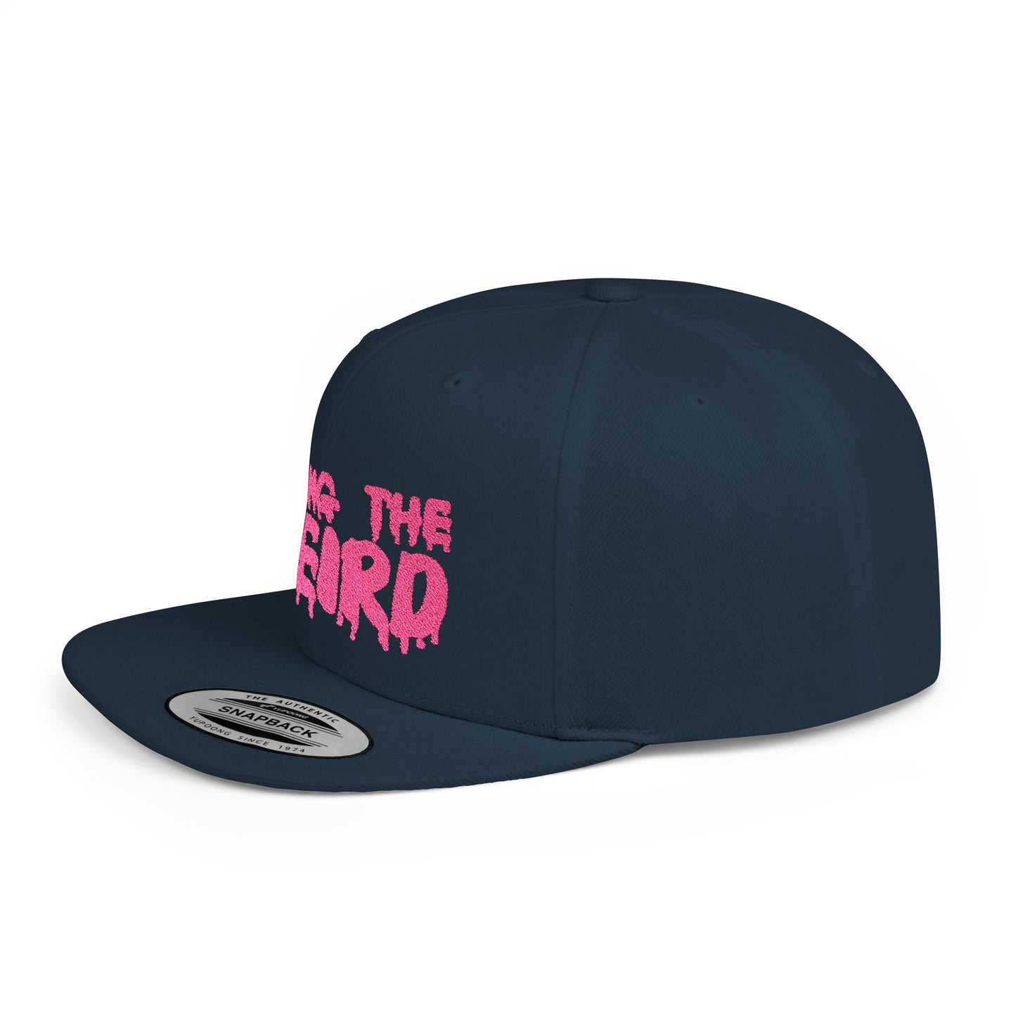 I BRING THE WEIRD Classic Flat Bill Trucker Cap - Pink