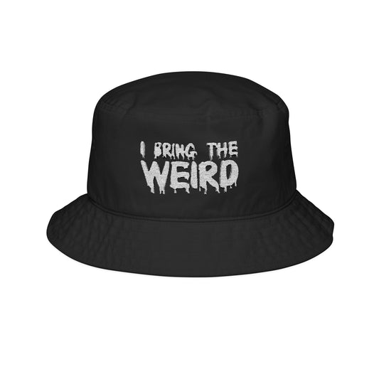 Embroidered Bucket Hat - Silver