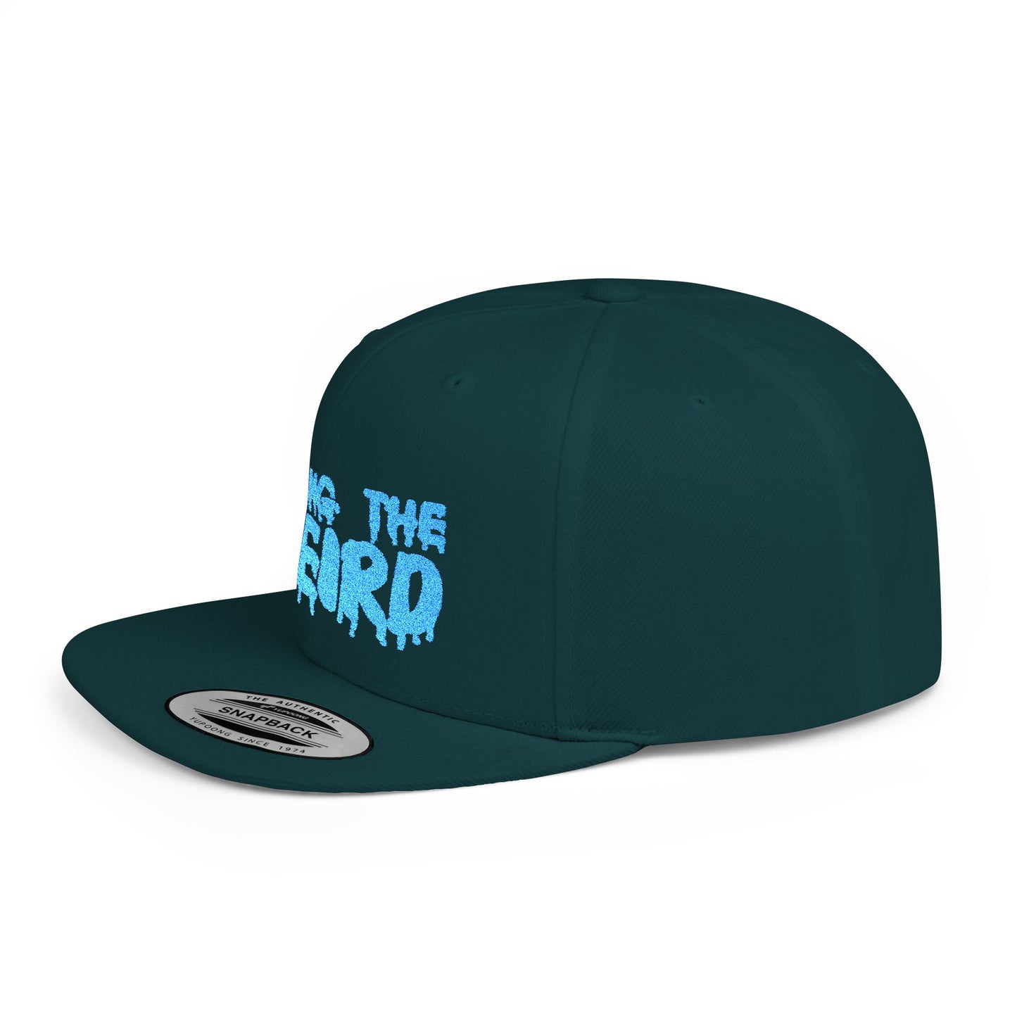 I BRING THE WEIRD Classic Flat Bill Trucker Cap - Teal